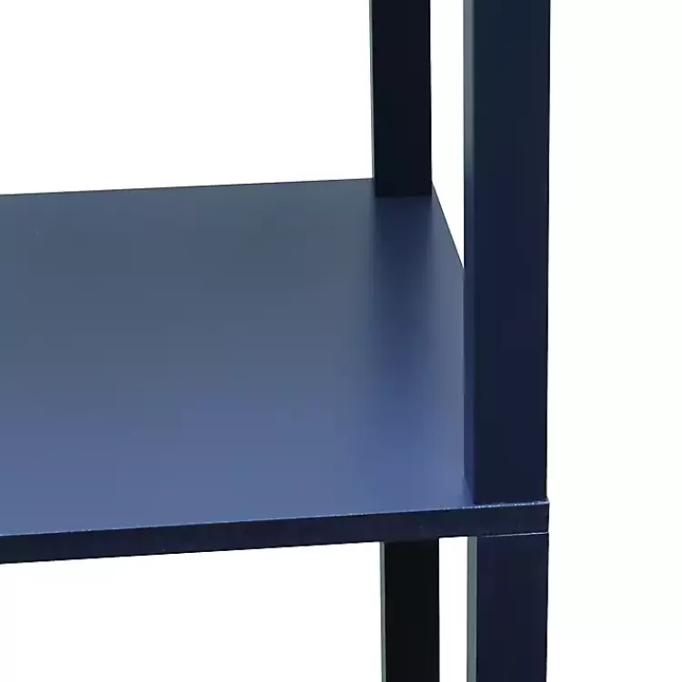 Navy Etagere Shelf Charging Floor Lamp>Kirklands Home Store