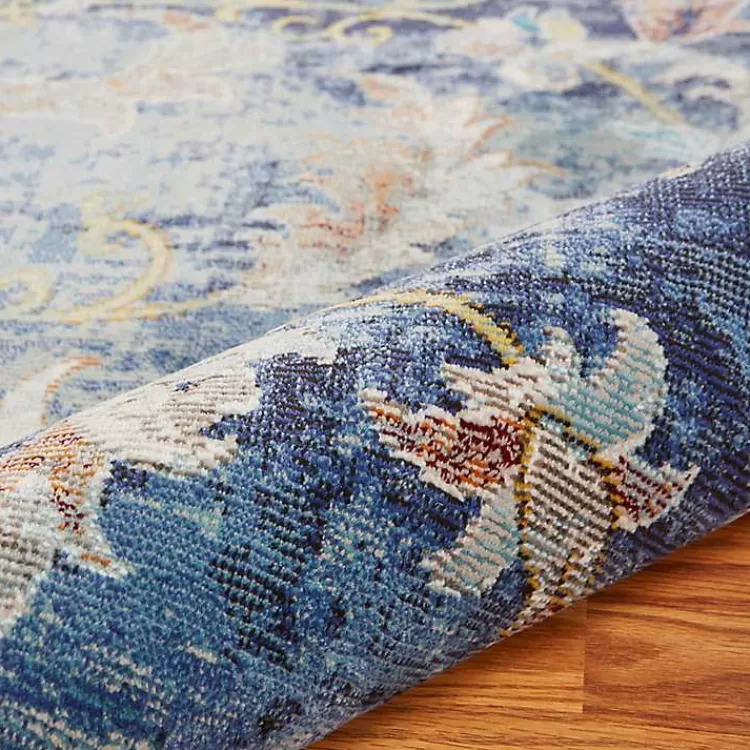 navy_faded_floral_area_rug_x_4-2.webp Navy Faded Floral Area Rug, 2x9>Kirklands Home Clearance