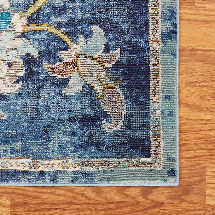 navy_faded_floral_area_rug_x_5-2.webp Navy Faded Floral Area Rug, 2x9>Kirklands Home Clearance