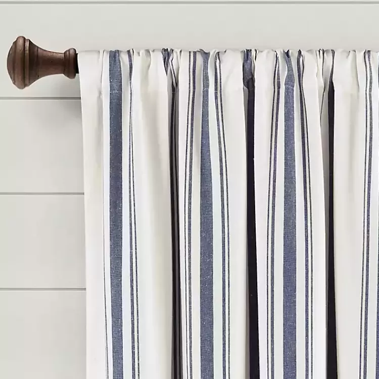 navy_farmhouse_stripe_curtain_panels_set_of__2.webp Navy Farmhouse Stripe Curtain Panels, Set of 2>Kirklands Home Cheap