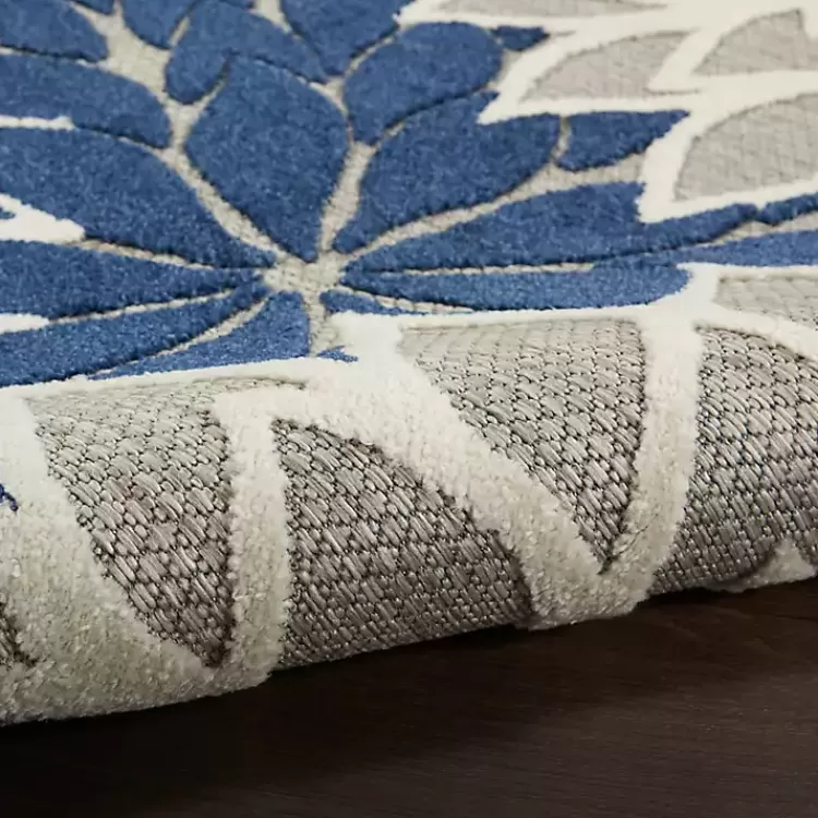 navy_floral_burst_outdoor_area_rug_x_3.webp Navy Floral Burst Outdoor Area Rug, 5x7>Kirklands Home Cheap