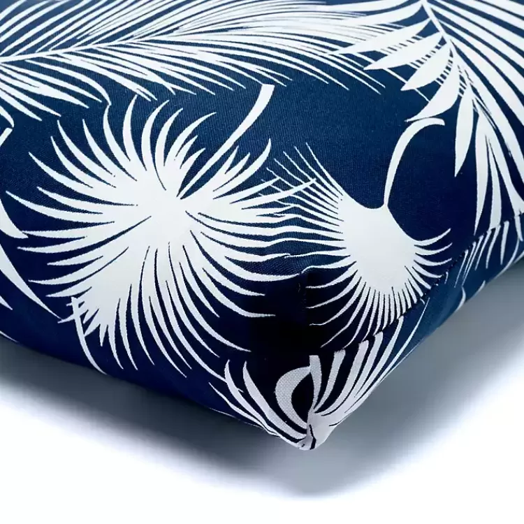 Navy Floral Outdoor Chair Cushion>Kirklands Home Flash Sale