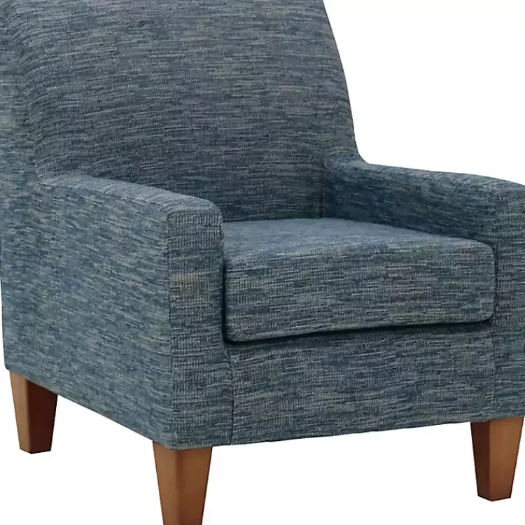 Navy Fynn Upholstered Accent Chair>Kirklands Home Flash Sale