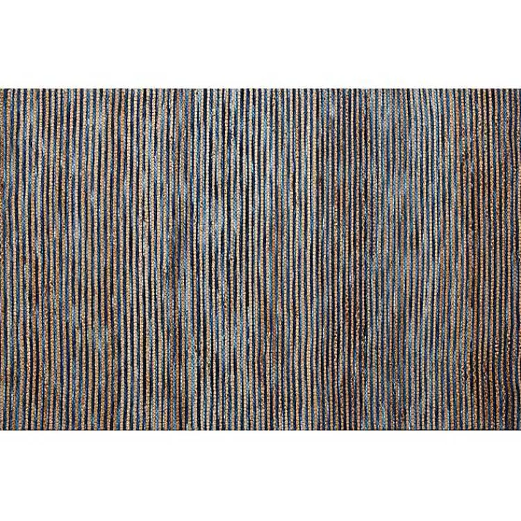 Navy Jute and Wool Woven Area Rug, 5x8>Kirklands Home Sale