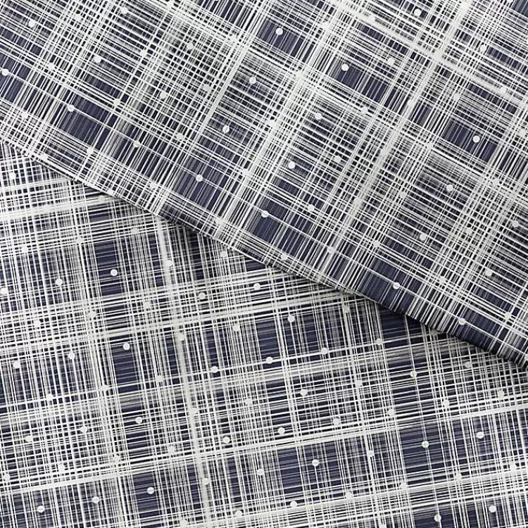 navy_plaid_polka_dot_pc_twin_duvet_cover_set_3.webp Navy Plaid Polka Dot 2-pc. Twin Duvet Cover Set>Kirklands Home Shop