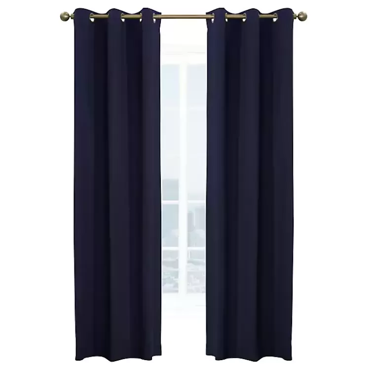 Navy Room Darkening Curtain Panel Set, 54 in.>Kirklands Home Discount