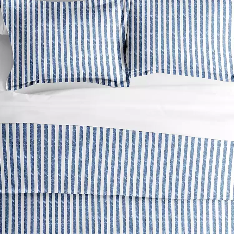 Navy Rugged Stripe 2-pc. Twin Duvet Cover Set>Kirklands Home Flash Sale