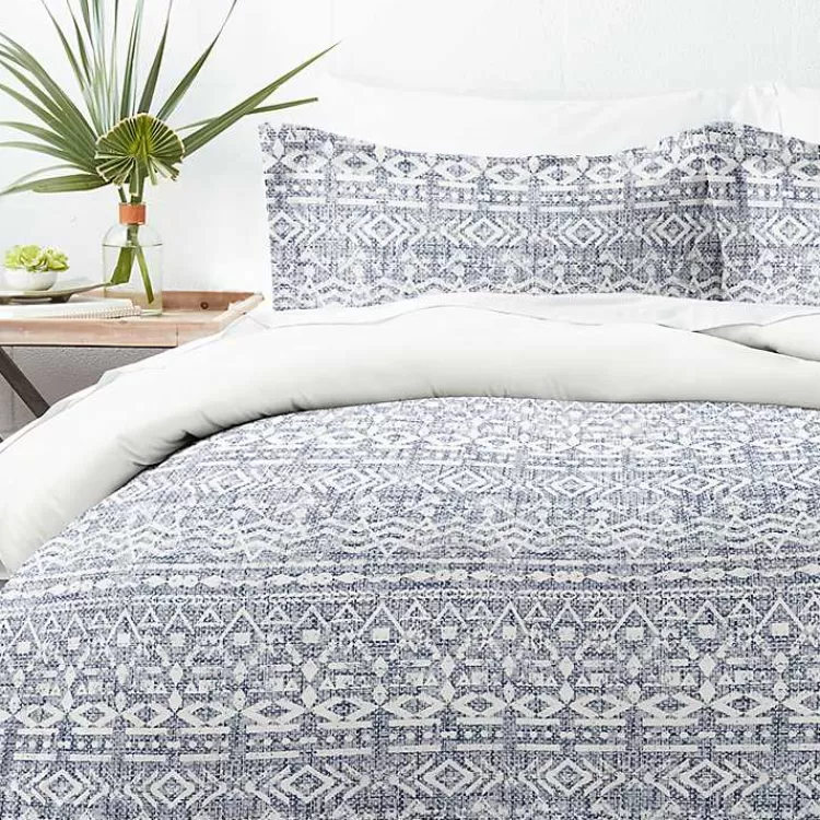 Navy Rustic 3-pc. King Duvet Cover Set>Kirklands Home Best Sale