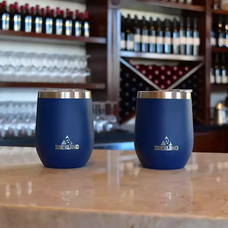 Navy Stainless Steel Wine Tumbler>Kirklands Home New