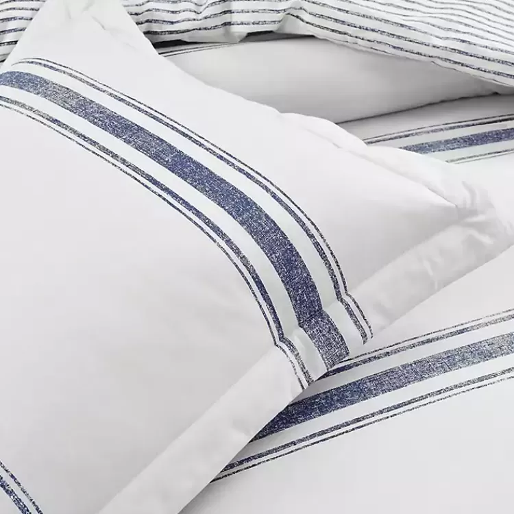 navy_stripe_pc_king_comforter_set_3.webp Navy Stripe 3-pc. King Comforter Set>Kirklands Home Discount