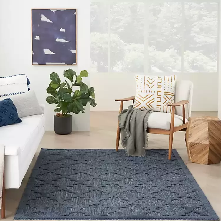 navy_trellis_indooroutdoor_area_rug_x_6.webp Navy Trellis Indoor/Outdoor Area Rug, 6x9>Kirklands Home Hot
