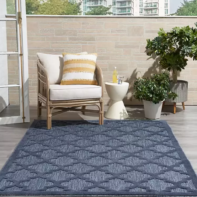 navy_trellis_indooroutdoor_area_rug_x_8-1.webp Navy Trellis Indoor/Outdoor Area Rug, 5x7>Kirklands Home Best
