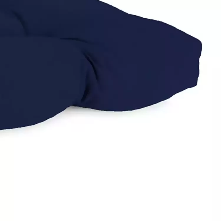 Navy Tufted Canvas Outdoor Bench Cushion>Kirklands Home Cheap