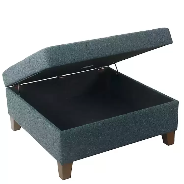 navy_upholstered_square_storage_ottoman_3.webp Navy Upholstered Square Storage Ottoman>Kirklands Home Clearance