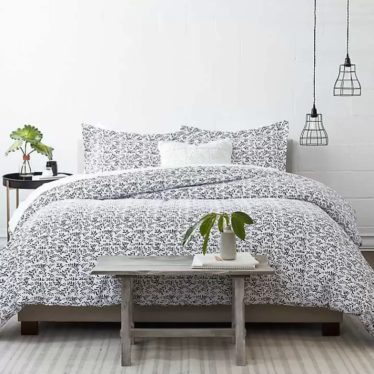 Navy Vines 3-pc. King Duvet Cover Set>Kirklands Home Hot