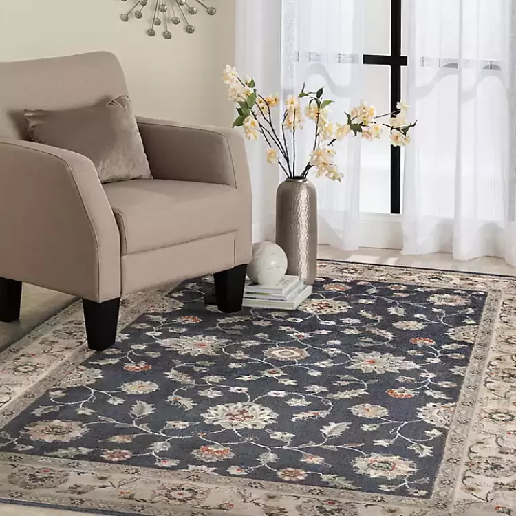 Navy Vintage Leni Area Rug, 5x7>Kirklands Home Store