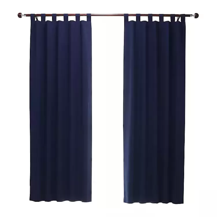 Navy Weathermate Blackout Curtain Panel, 95 in.>Kirklands Home Fashion