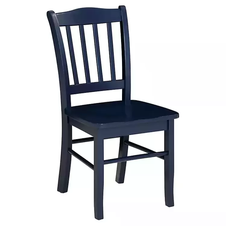Navy Wood Shaker Dining Chairs, Set of 2>Kirklands Home Sale