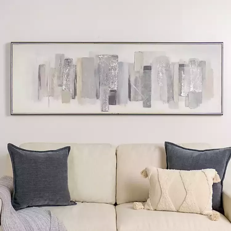 Neutral Brush Strokes Framed Art Print>Kirklands Home Best