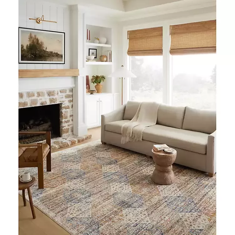 Neutral Diamond Patchwork Area Rug, 5x7>Kirklands Home Best Sale
