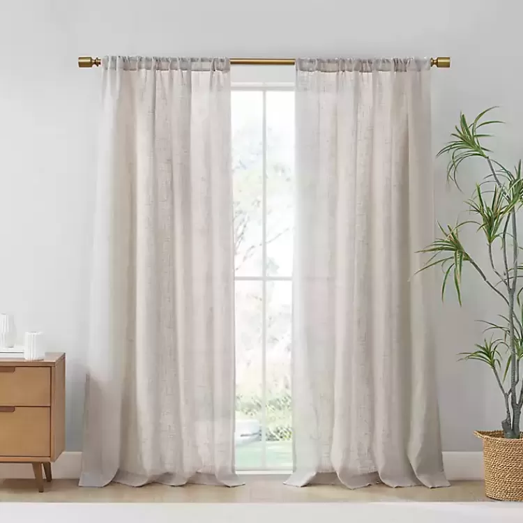 neutral_linen_blend_curtain_panel_set__in_2.webp Neutral Linen Blend Curtain Panel Set, 84 in>Kirklands Home Online
