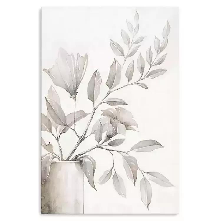 Neutral Potted Plant Canvas Art Print>Kirklands Home Store