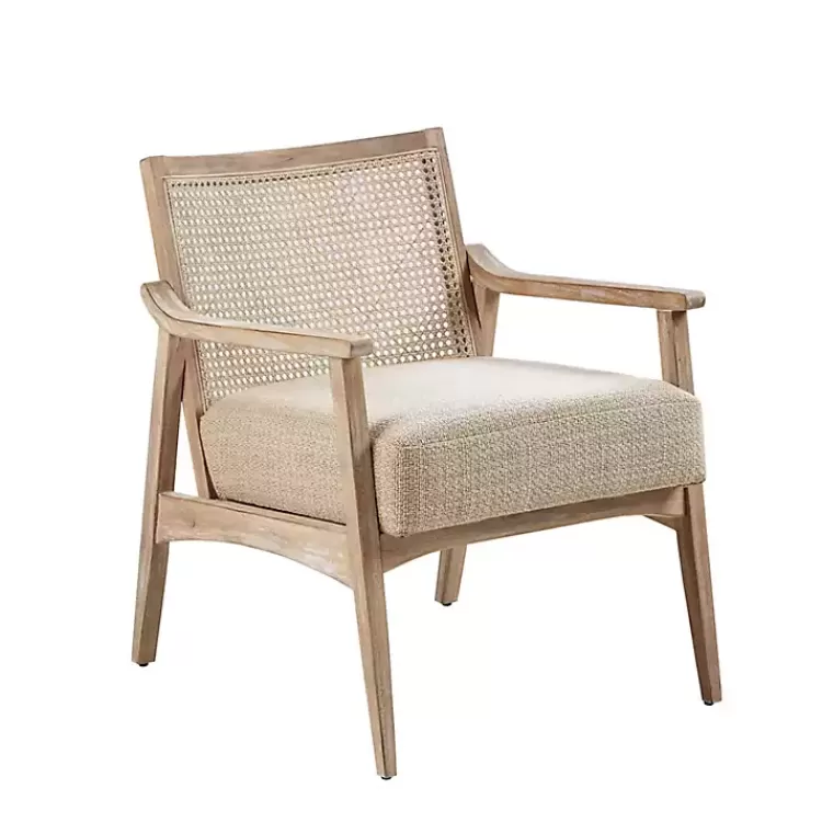 Neutral Wheat Mid-Century Modern Accent Chair>Kirklands Home Cheap