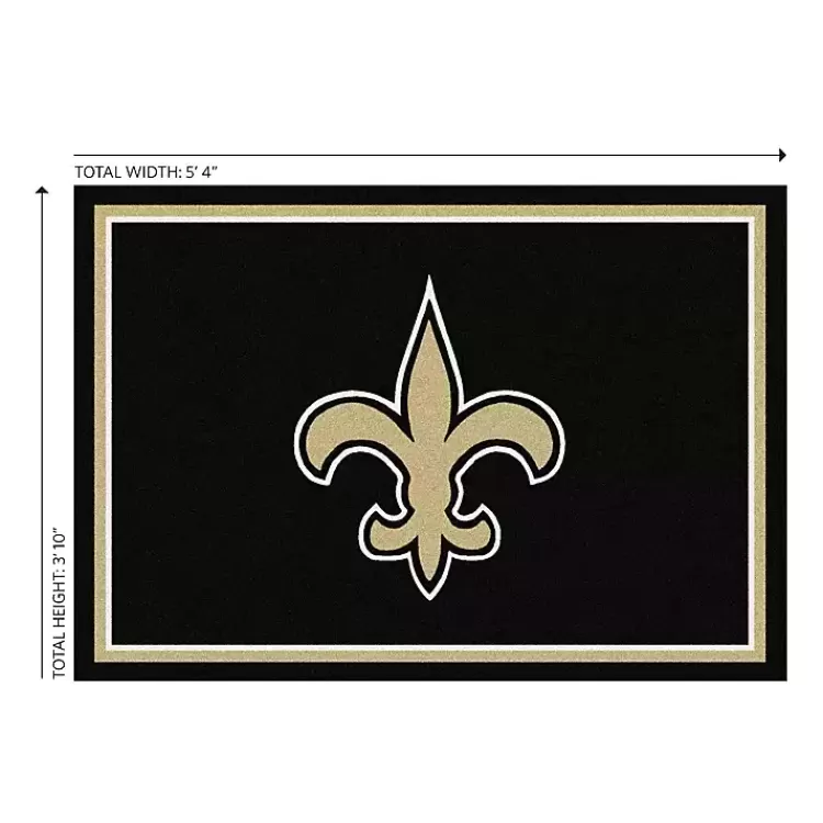 New Orleans Saints Area Rug, 4x6>Kirklands Home Online