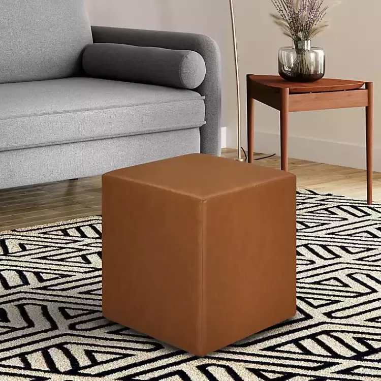 newton_carmel_faux_leather_square_ottoman_2.webp Newton Carmel Faux Leather Square Ottoman>Kirklands Home Online