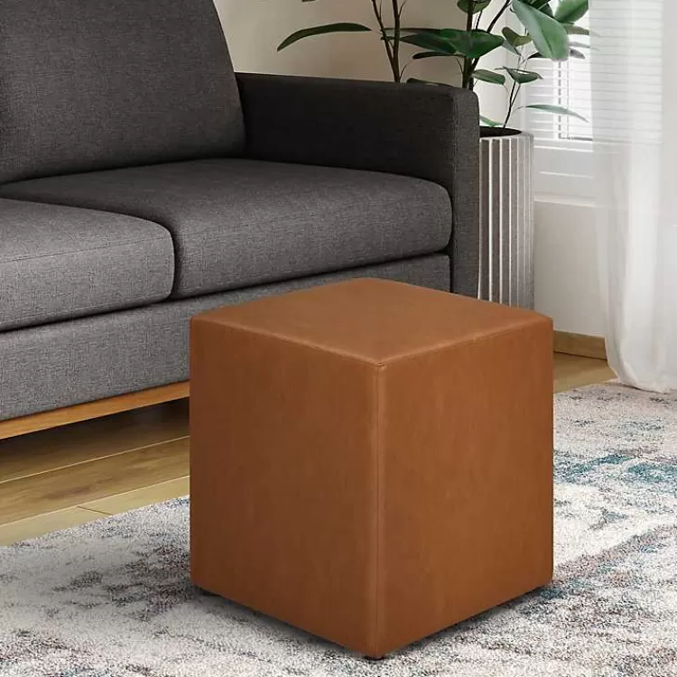 newton_carmel_faux_leather_square_ottoman_3.webp Newton Carmel Faux Leather Square Ottoman>Kirklands Home Online