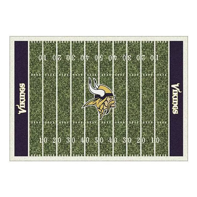 NFL Minnesota Vikings Home Field Area Rug, 6x8>Kirklands Home Online
