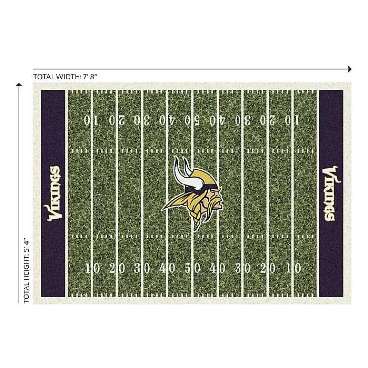 NFL Minnesota Vikings Home Field Area Rug, 6x8>Kirklands Home Online
