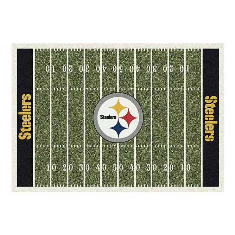 NFL Pittsburgh Steelers Home Field Area Rug, 6x8>Kirklands Home Best Sale