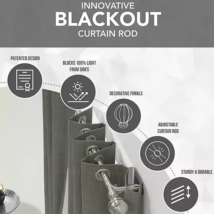 nickel_blackout_extendable_curtain_rod__in_5-1.webp Nickel Blackout Extendable Curtain Rod, 144 in.>Kirklands Home New