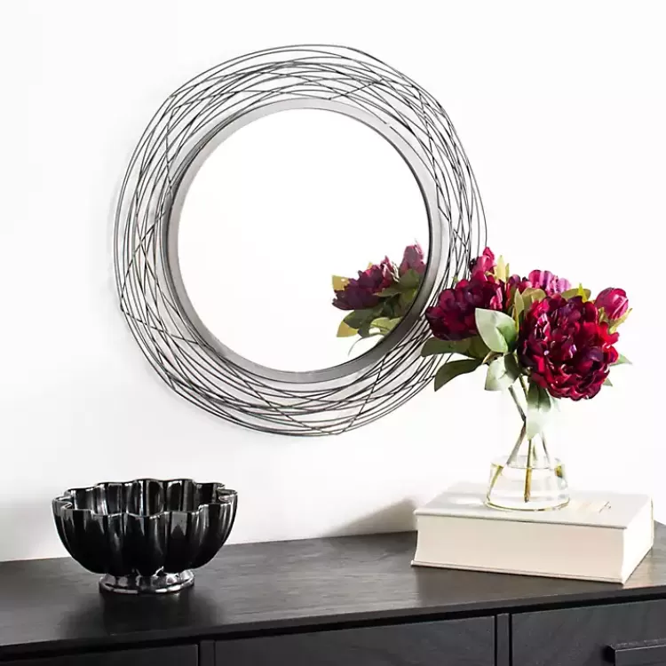 Nixie Black Wire Wall Mirror>Kirklands Home Cheap