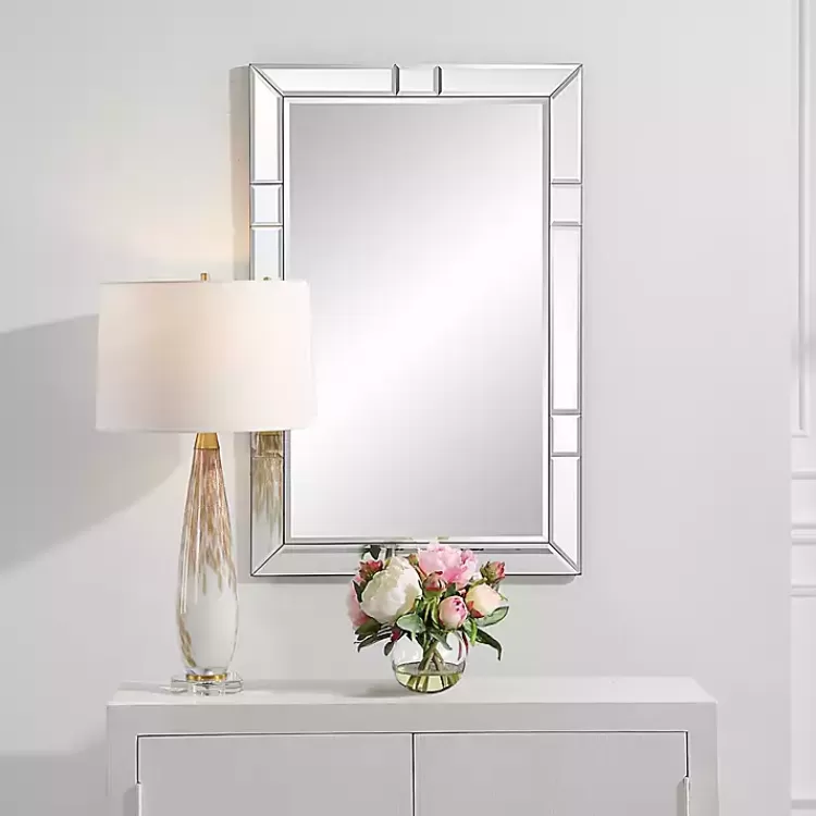 Notched Bevel Rectangle Wall Mirror>Kirklands Home Best Sale