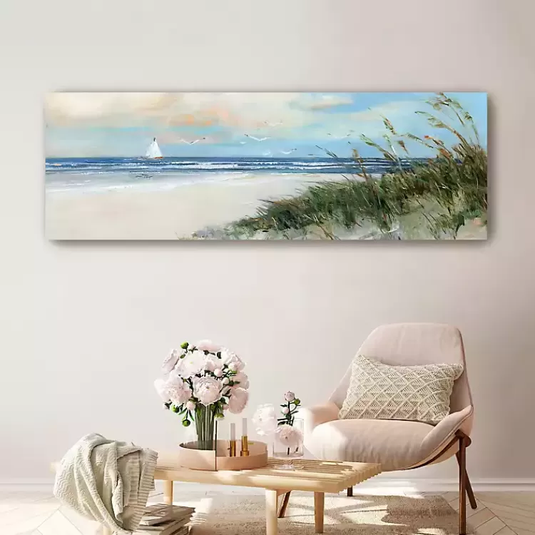 Oak Island Sunrise Canvas Art Print, 60x20 in.>Kirklands Home Discount