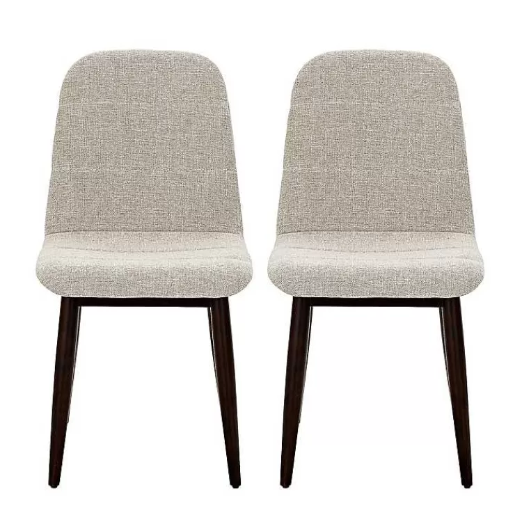 Oatmeal Linen Dining Chairs, Set of 2>Kirklands Home Outlet