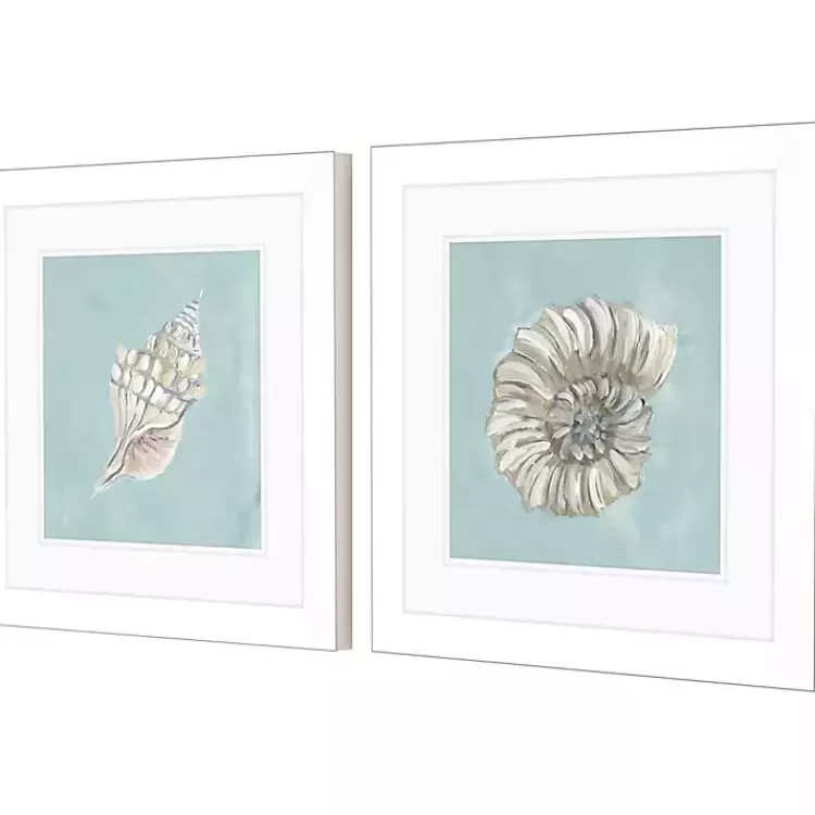 ocean_seashells_i_framed_art_prints_set_of__2.webp Ocean Seashells I Framed Art Prints, Set of 2>Kirklands Home Outlet