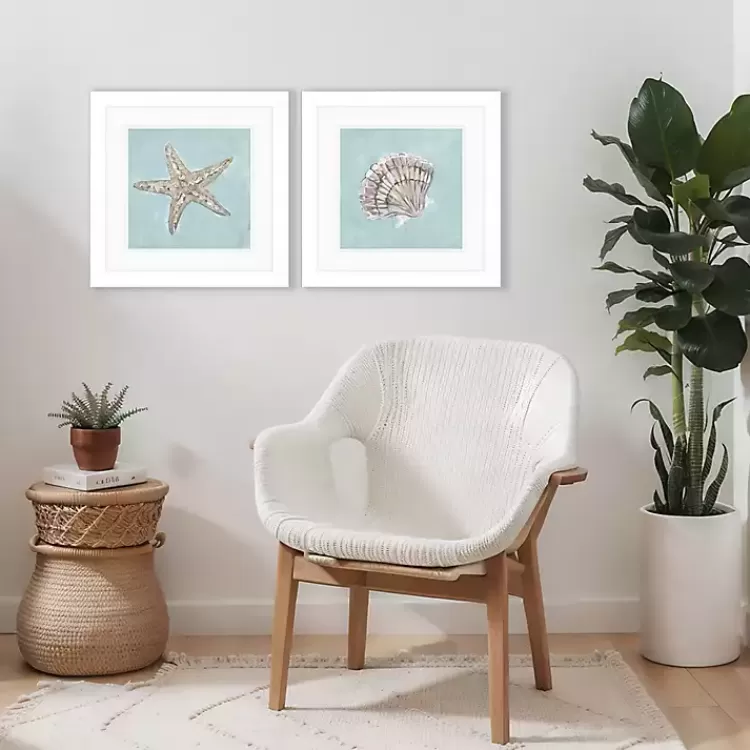 Ocean Seashells II Framed Art Prints, Set of 2>Kirklands Home Fashion
