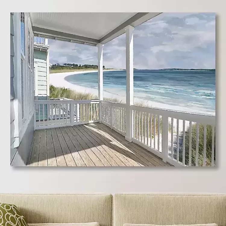 Ocean View Canvas Art Print, 40x30 in.>Kirklands Home Cheap