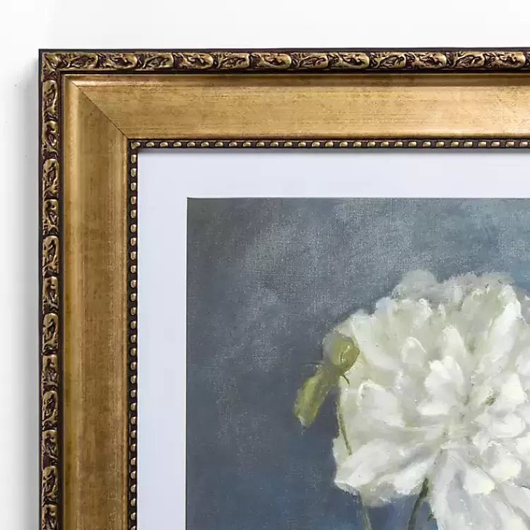 Oil Painted Peony Framed Art Print>Kirklands Home Clearance