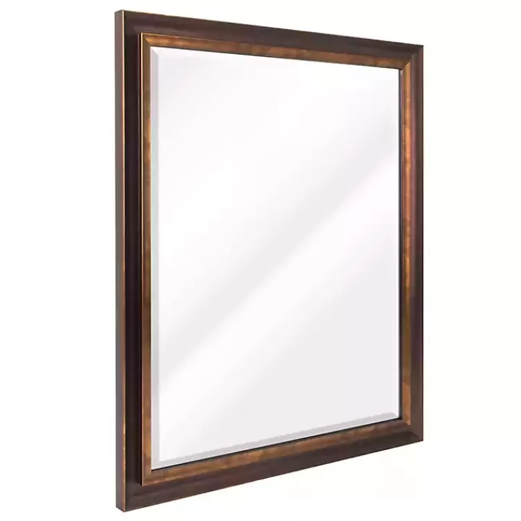 Oil Rubbed Bronze Beveled Framed Wall Mirror>Kirklands Home Outlet