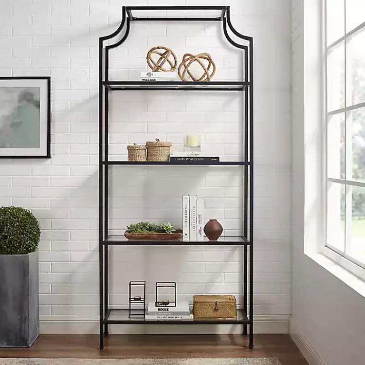 oilrubbed_bronze_tier_glass_ashlee_etagere_3.webp Oil-Rubbed Bronze 4-Tier Glass Ashlee Etagere>Kirklands Home Online
