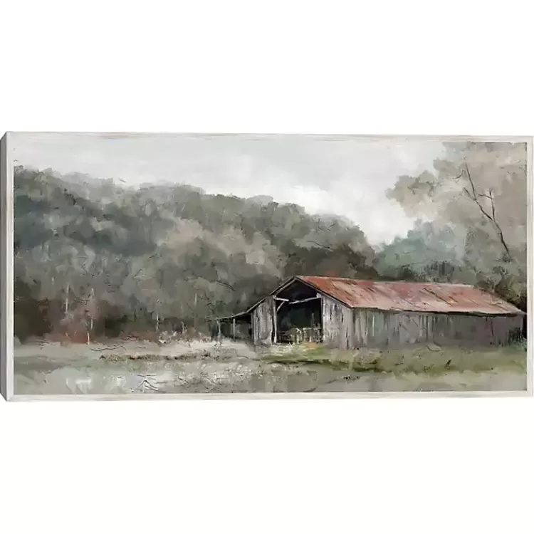 Old Gray Barn Framed Canvas Art Print>Kirklands Home Store