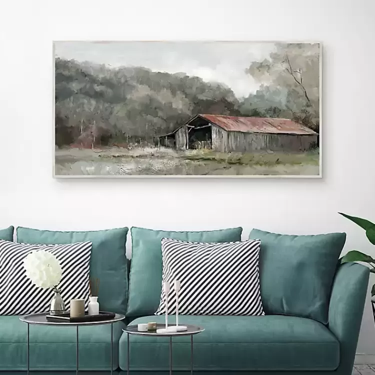 old_gray_barn_framed_canvas_art_print_3.webp Old Gray Barn Framed Canvas Art Print>Kirklands Home Store