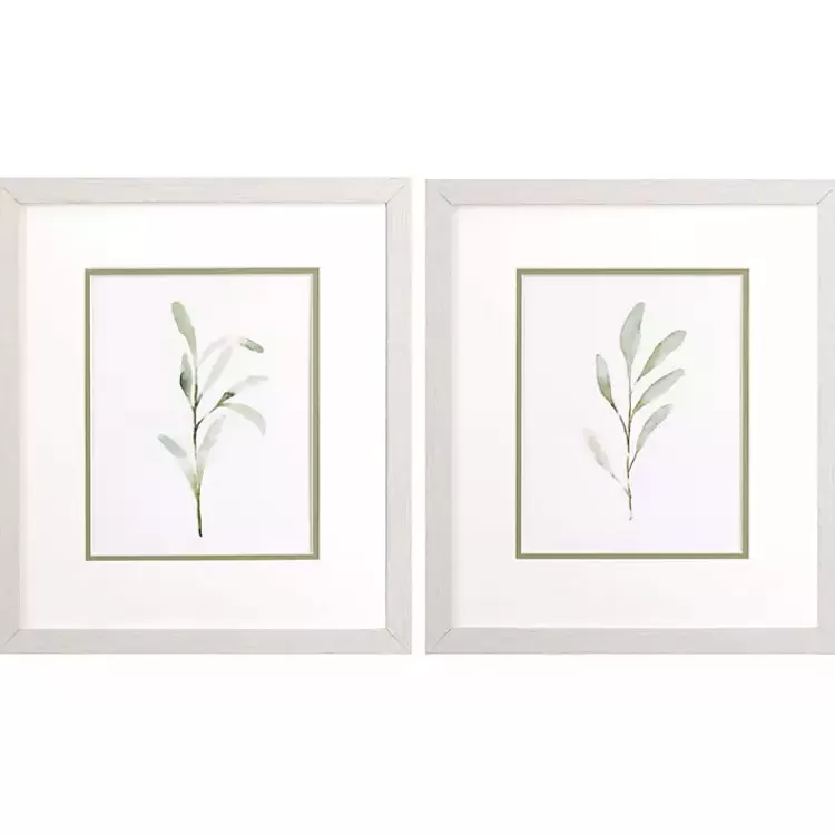 Olive Leaves Framed Art Prints, Set of 2>Kirklands Home Online