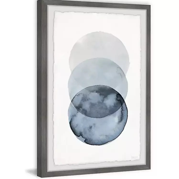 Ombre Overlapping Circles Giclee Framed Art Print>Kirklands Home New