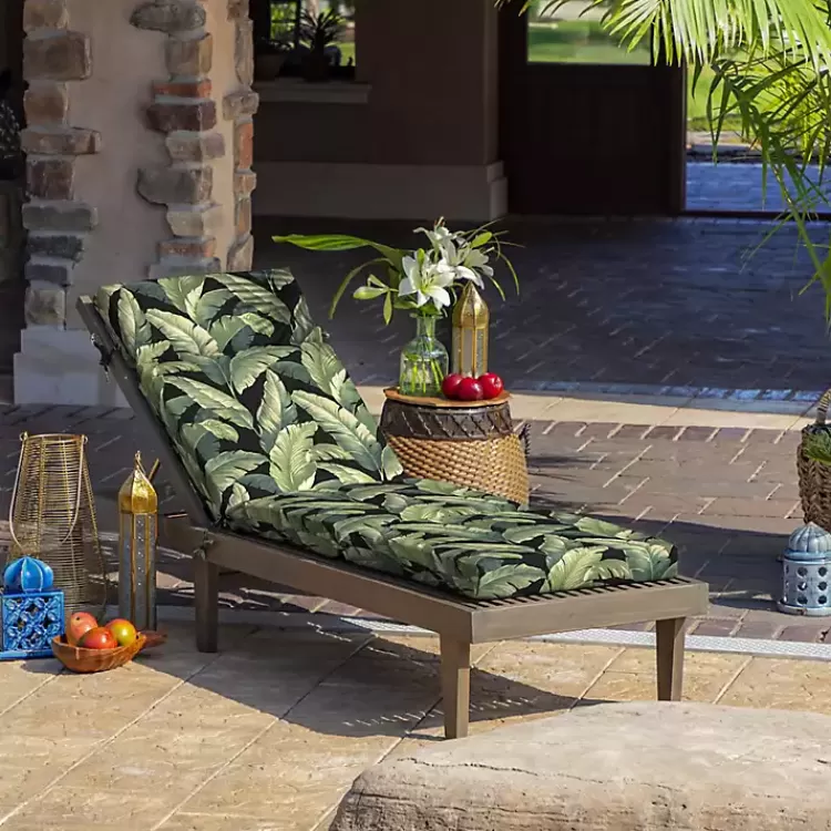 Onyx Cebu Outdoor Chaise Cushion>Kirklands Home Shop