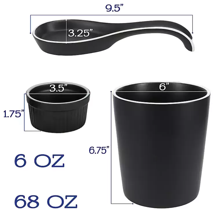 onyx_katy_pc_kitchen_accessories_set_2.webp Onyx Katy 6-pc. Kitchen Accessories Set>Kirklands Home Flash Sale